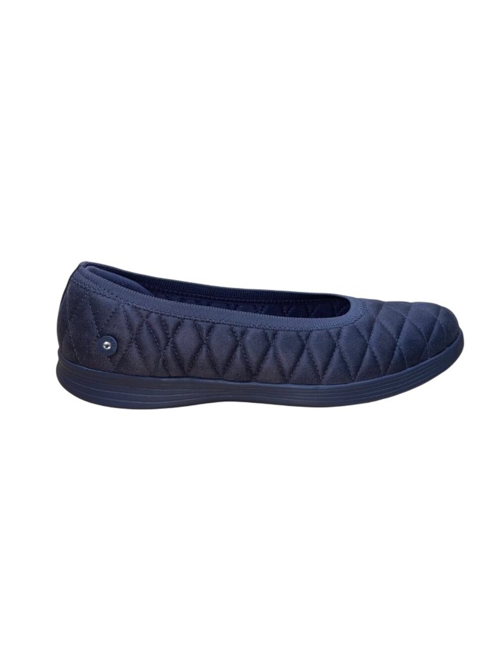 Skechers Women’s Charcoal Quilted Fabric On The Go Dreamy Flat Shoes Size 10